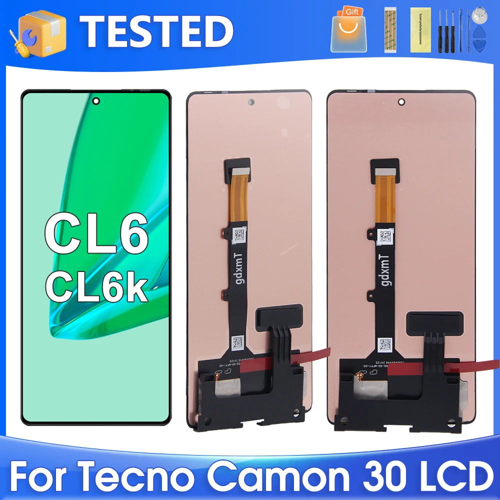 6.78''For Tecno Camon 30 For Camon30 4G CL6 CL6k LCD Display Touch Screen Digitizer Assembly Replacement