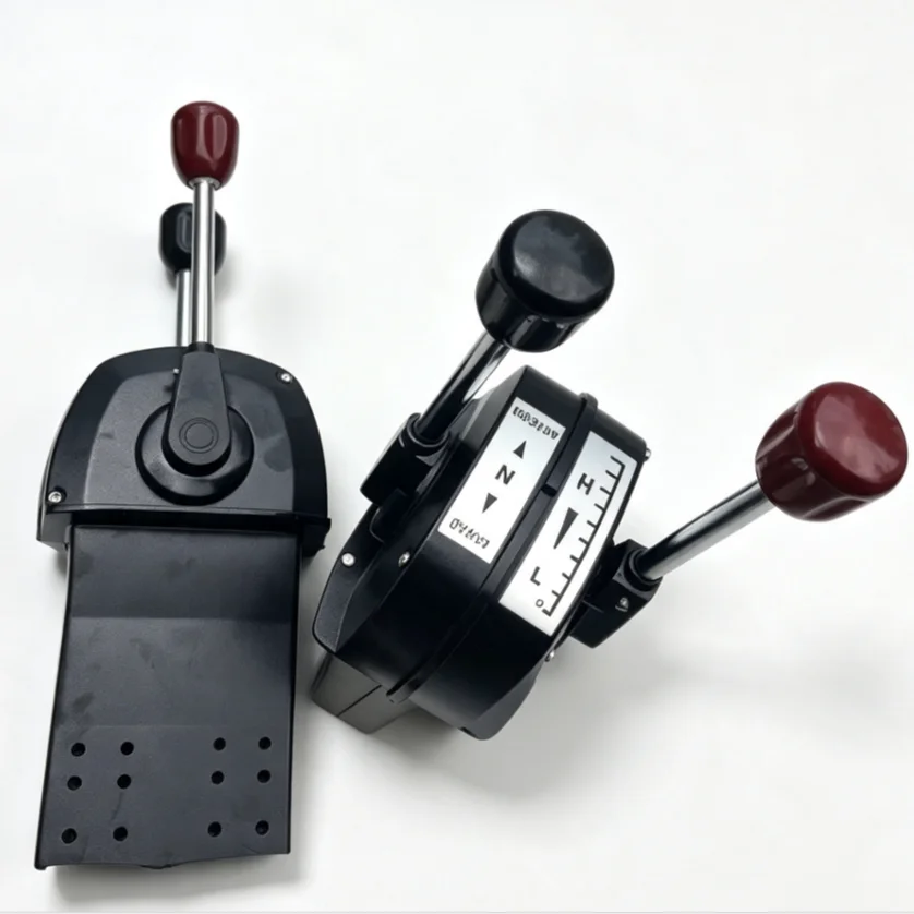 Marine Throttle Shift Controller, Outboard Motor Control Lever with Throttle Cable, Anti-Corrosion Boat Engine Remote Control