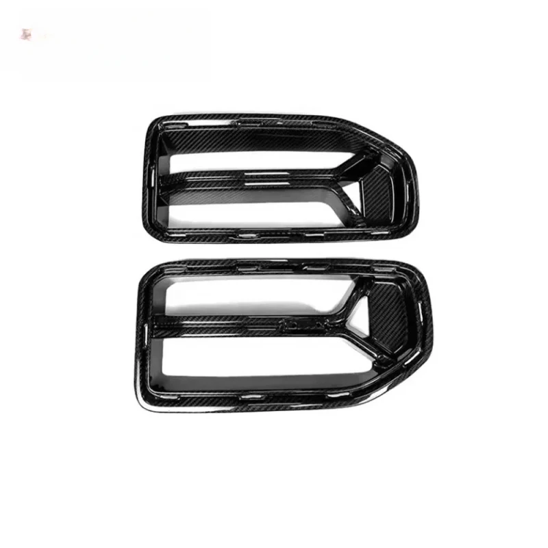 

Factory Hot Selling CSL Style Dry Carbon Fiber Front Bumper Air Vent Trim Fog Lamp Grill Body Kit