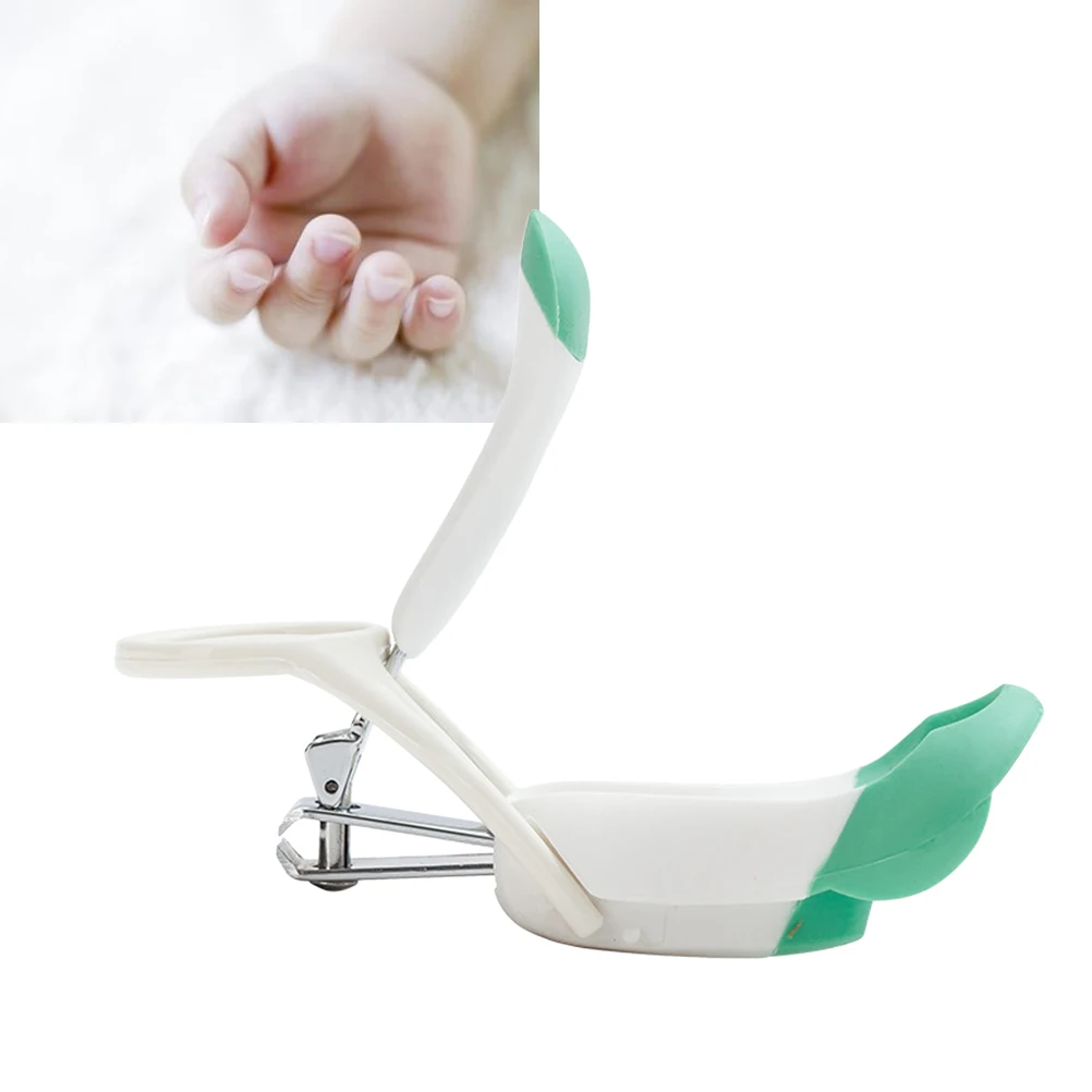 

Baby Nail Clippers Stainless Steel Ergonomic Handle Fold 2x Magnifier Lasting Use Newborn Clipper