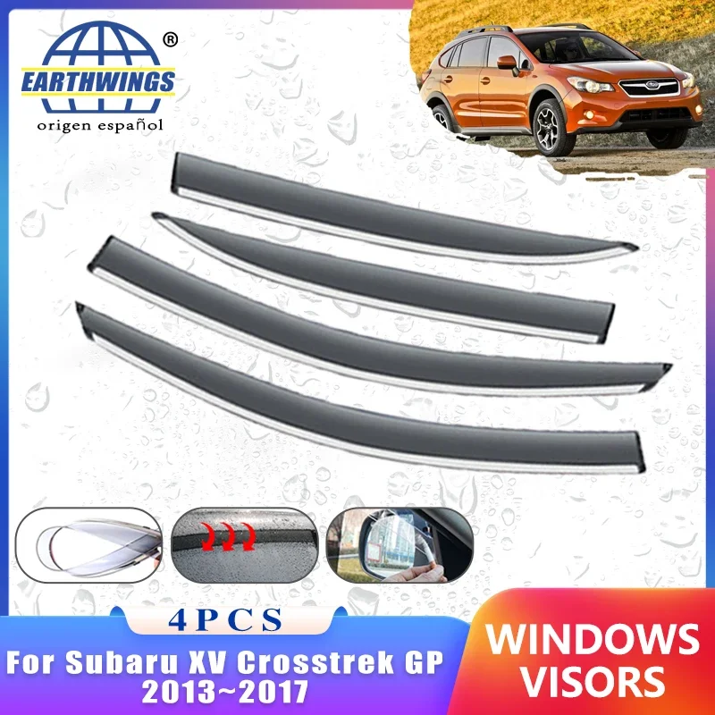 

Wind Shield for Subaru XV Crosstrek GP 2013~2017 2015 2014 Accessories Deflectors Car Window Rain Eyebrow Guards Sun Awning Trim