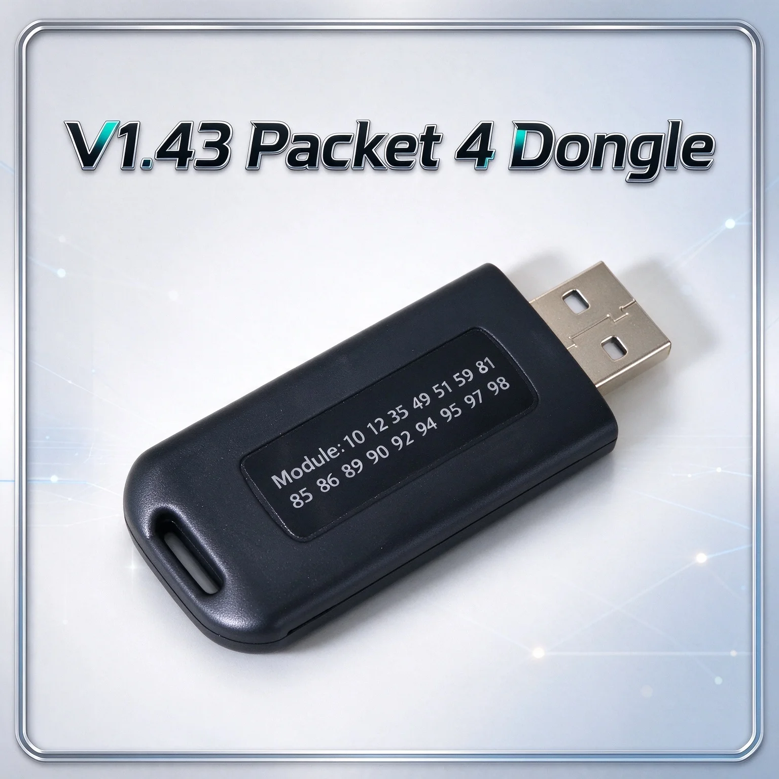 USB Dongle V1.43 Auto ECU Hardware Accessory for SM2/3 for PCM Related Hardware Multiple Modules Supported 10 12 35 49 Universal