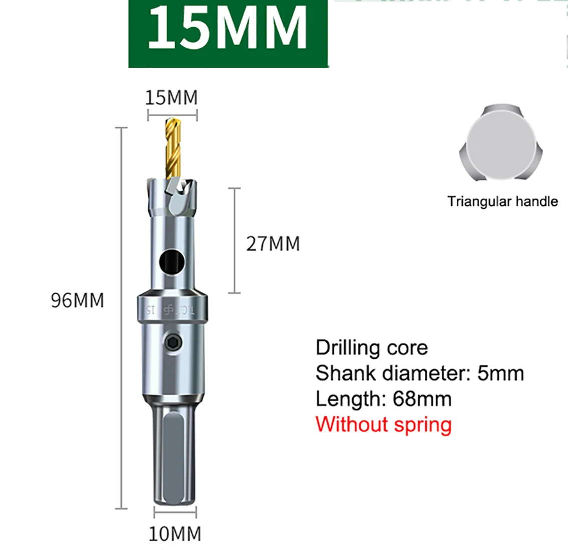 1Pcs Hole Saw Core Drill Bit 12/13/14/15mm for Stainless Steel Iron Copper Metal Opener Cutting Drill Bit DIY Tool Accessories