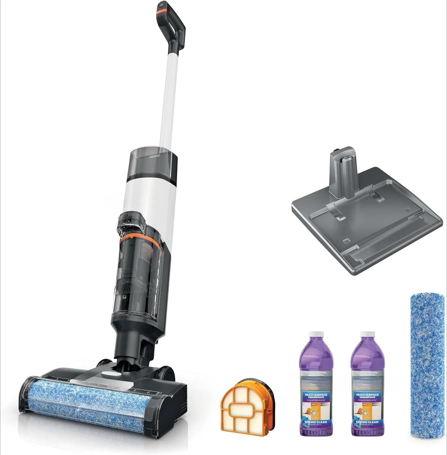 Wet Dry Vacuum Mop All-in-One Cordless Hardfloor Cleaner, HydroVac MessMaster, 3-in-1 Self-Cleaning System, Strong Suction