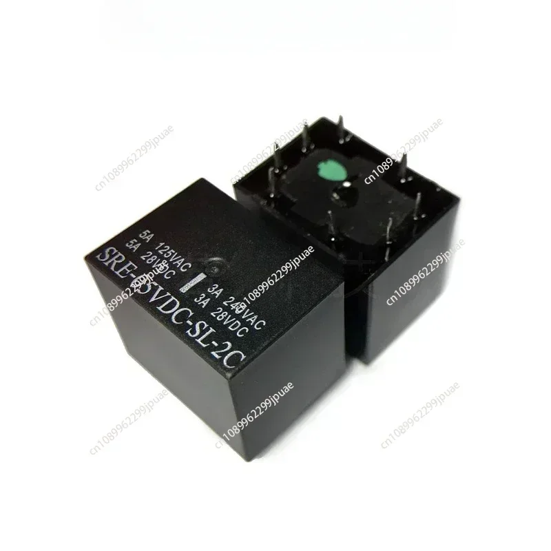 20PCS SRE-05V 12V 24VDC-SL-2C 3A8 pin 2 sets of relays