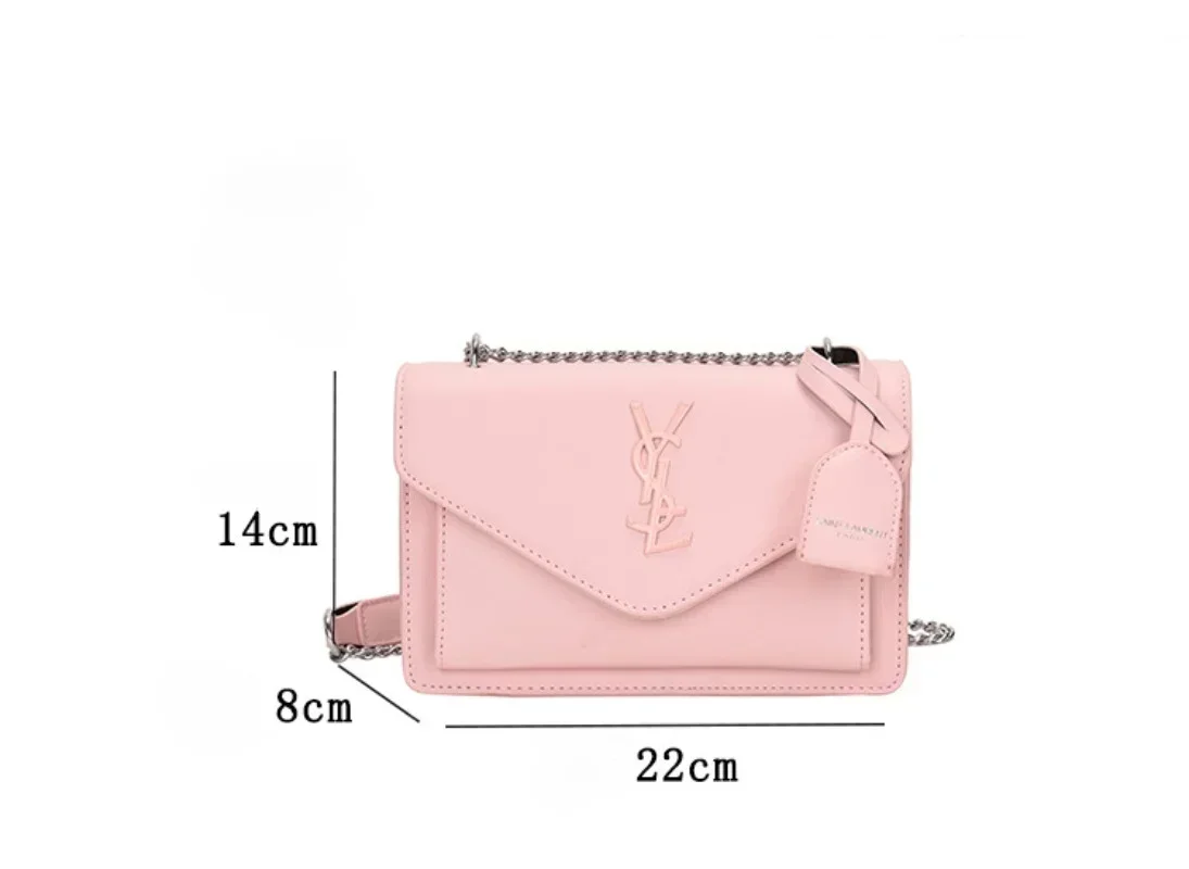 New C Trend Korean Edition Small Square Bag Design Sense Fashionable and Minimalist Chain Bag Women\'s Bag Quality Shoulder Bag