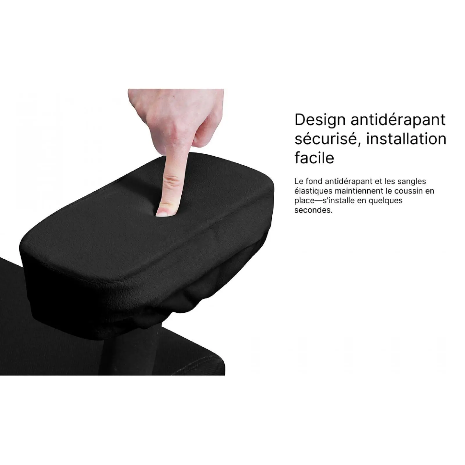 2x Stuhl-Armlehnenpolster, Memory-Schaum, rutschfest, verdickt, für Spielstuhl, Rollstühle, Handgelenkauflage, Gaming-Armlehnenkissen, Armlehnenkissen