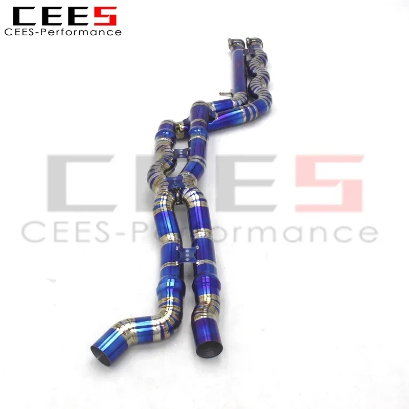 

cees Exhaust Middle Pipe for BMW M2C/M2 Competition S55 F87 3.0T 2018-2023 Custom Car Mid Pipe Exhaust System Titanium/SUS304