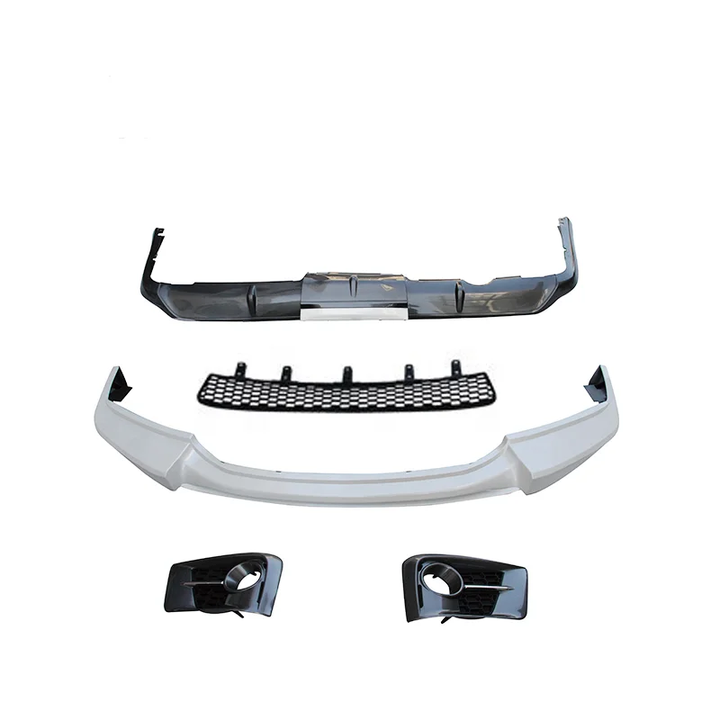 Front and Rear Bumper Spoiler Lip Grille Fog Lamp Frame Small Body Kit and Air-inlet Grille for Sport LX570 LEXUS 5702010-2015