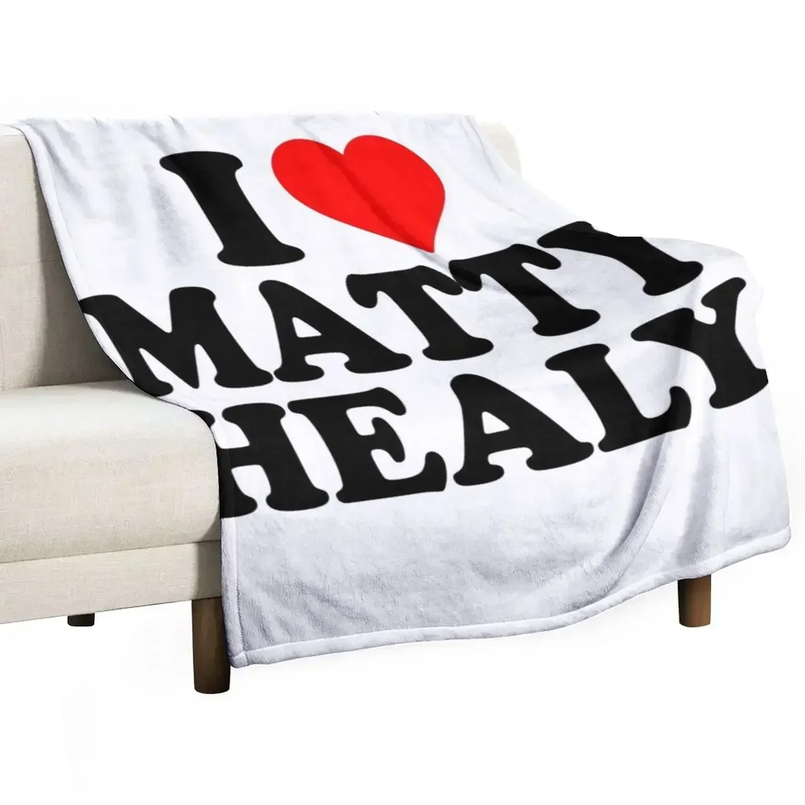 i heart matty healy Throw Blanket Blankets For Bed Blankets Sofas Of Decoration Luxury St Blankets