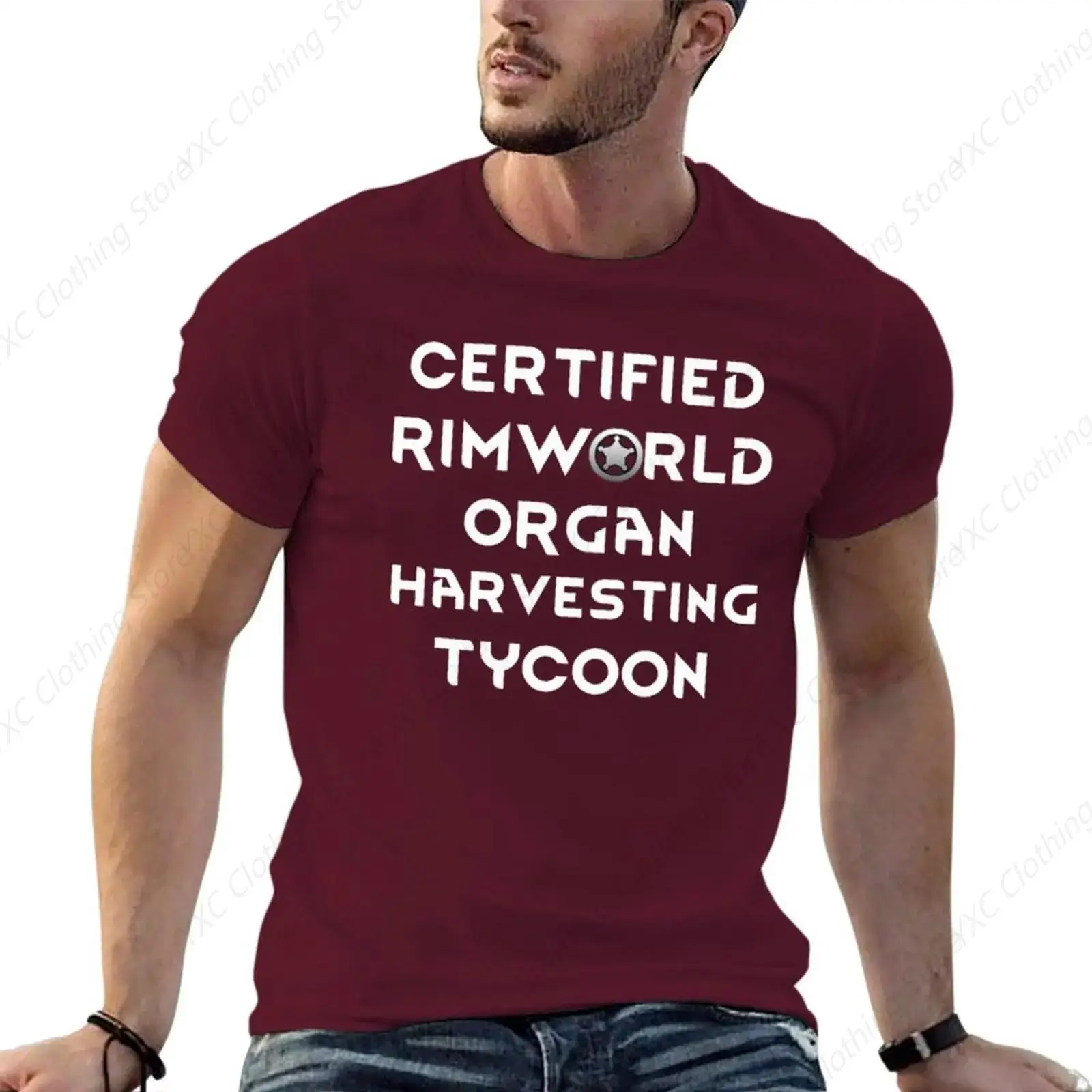 Organ Harvesting Tycoon42 men's T-shirt- Short Sleeve Crew Neck Soft Fitted Tees S - 6XL Fresh Classic Basic Tshirts