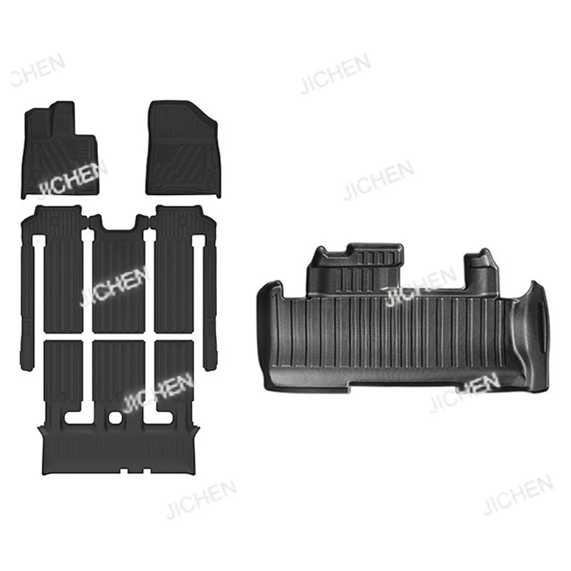 

TPE foot pad Carbon fiber grain fit Trunk pad Backrest pad Neu versandte Artikel