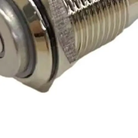 16mm Metal Push Button Switch With Power LED 3-6V Latching Self Locking Waterproof IP66 For Industrial Control Panel