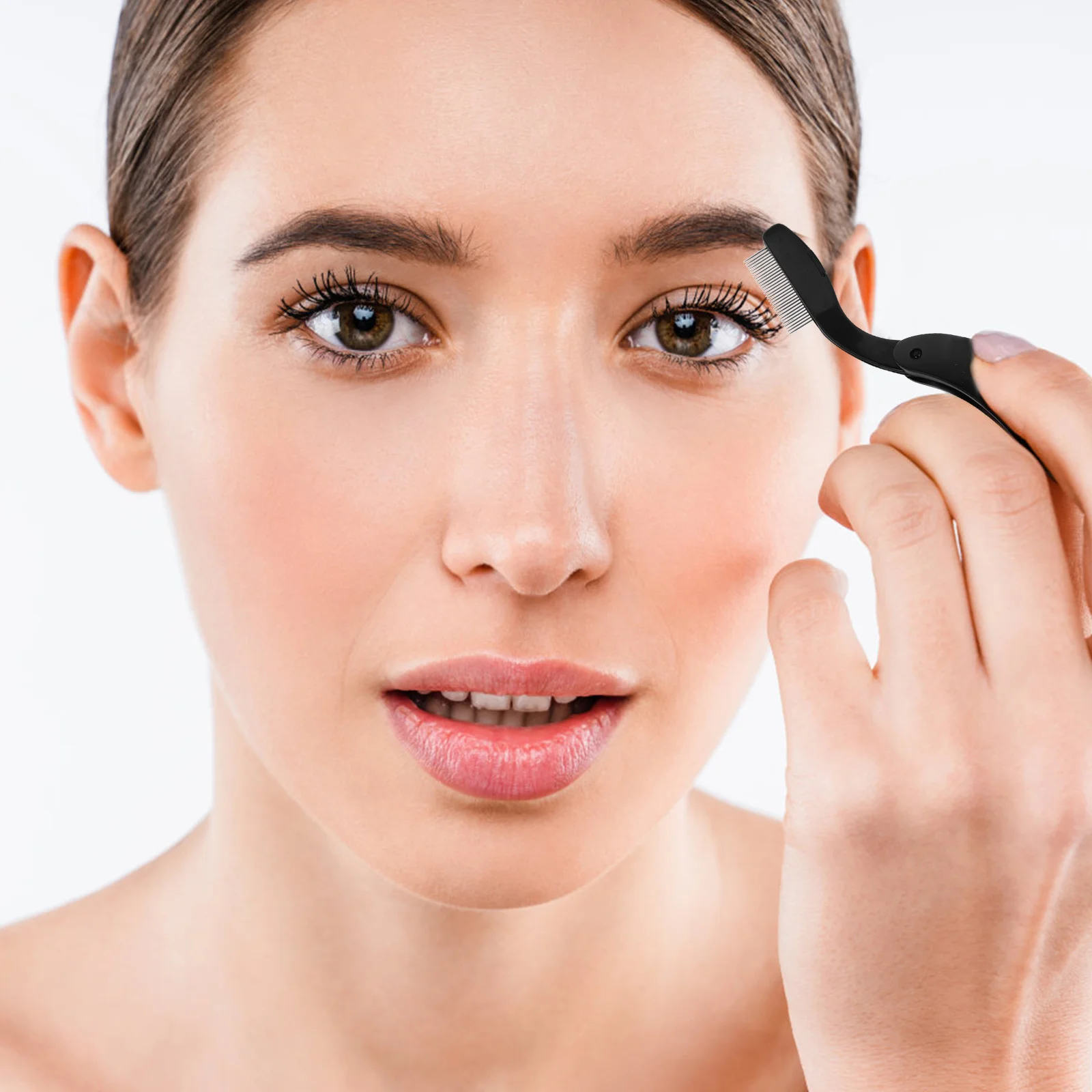 Outil de maquillage pour femmes, peigne à cils, léger, Portable, séparateur de cils, peigne à cils en métal Dense pour usage quotidien en voyage, beauté