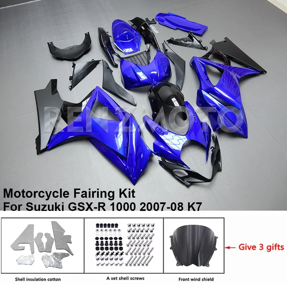 

Motorcycle Fairing Set Body Kit Plastic For Suzuki GSXR GSX-R 1000 2007-08 K7 Accessories Injection Bodywork S1007-109a