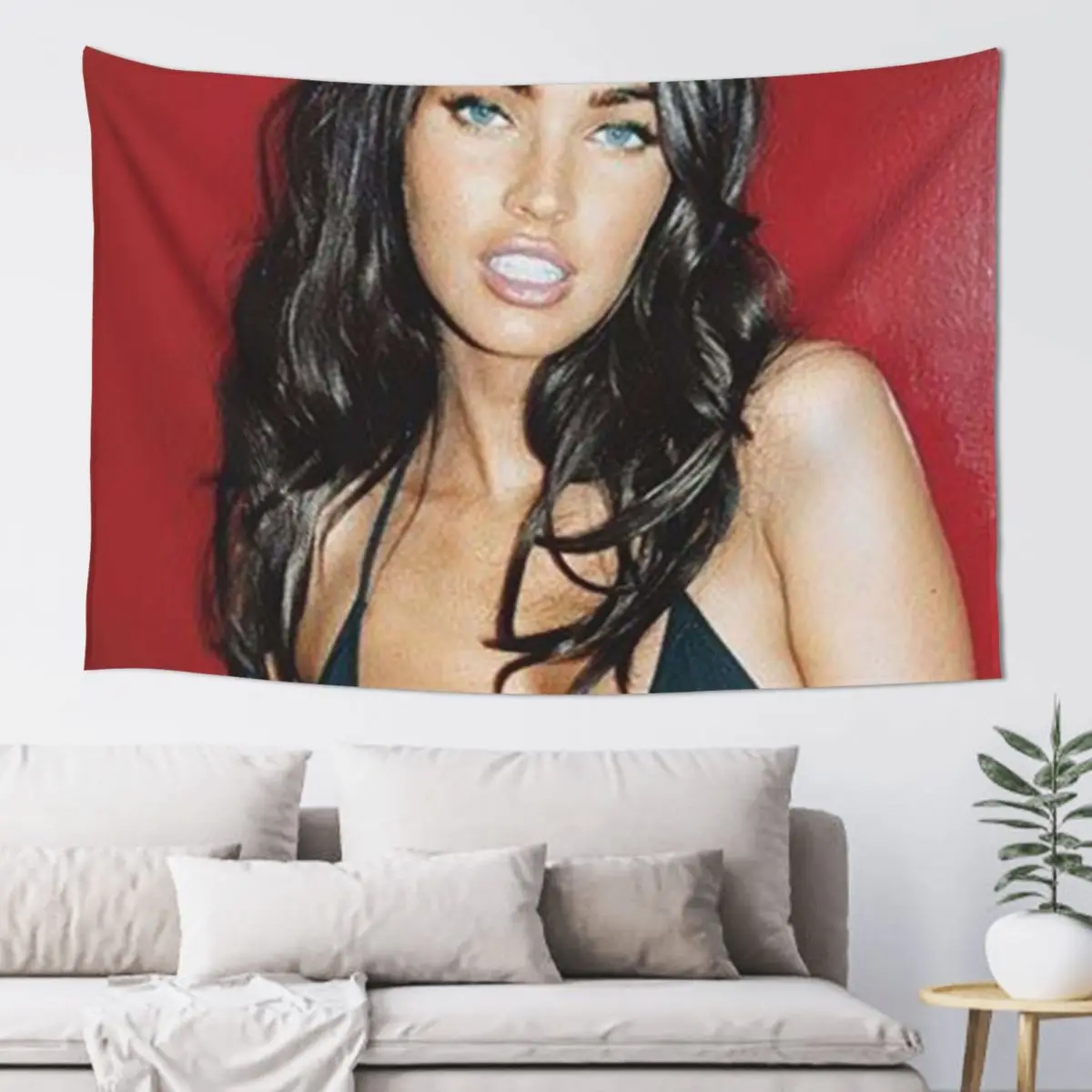 

Megan Fox in GQ Tapestry Home And Comfort Decor Room Decore Aesthetic Things To Decorate The Room Tapestry