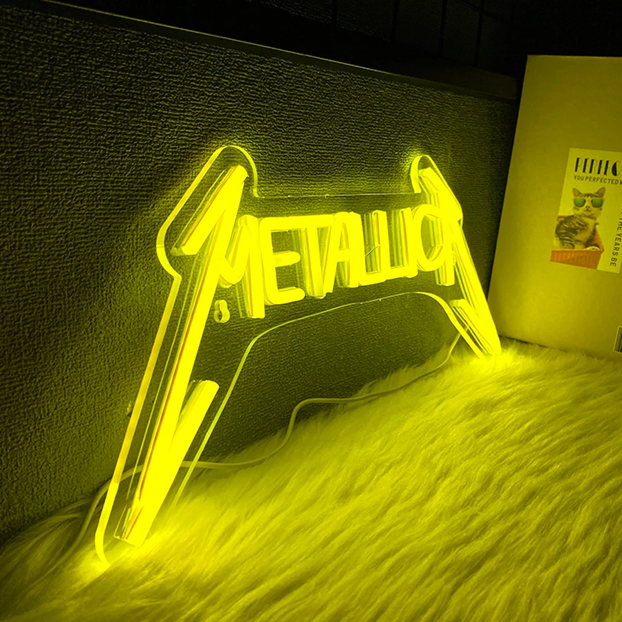 Music LED Neon Light Sign for Studio KTV Band Bar Art Man Cave Bedroom Shop Wall Decoration,USB Powered gallery 4