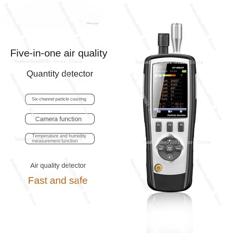 DT-9880 particle counter dust-free workshop cleanliness test suspended dust particle detector