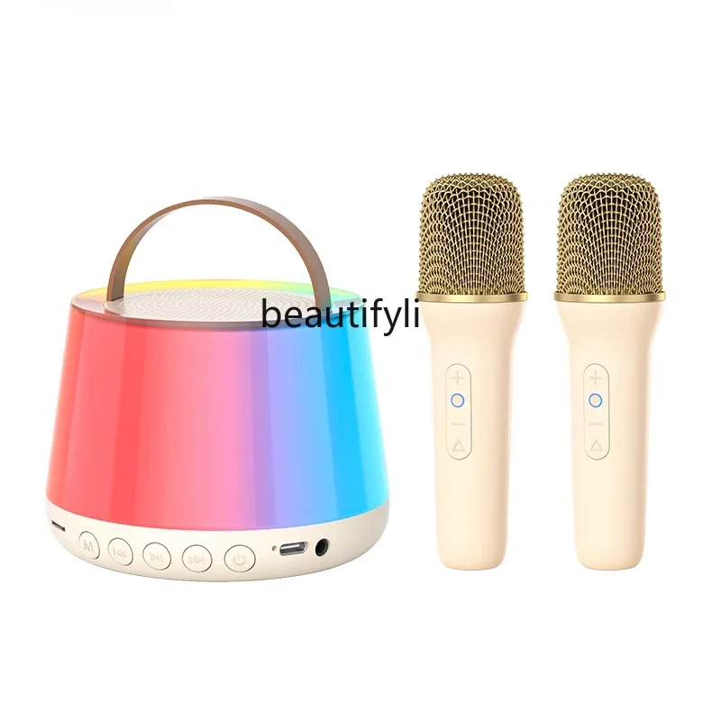 

SK13 microphone audio integrated microphone home singing k song bluetooth wireless children's home ktv