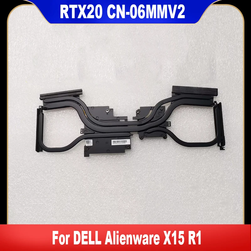 

06MMV2 04VP01 New Original For DELL Alienware M15 R1 CPU Cooling Fan Heatsink Copper Tube GTX1050 CN-04VP01 RTX20 CN-06MMV2