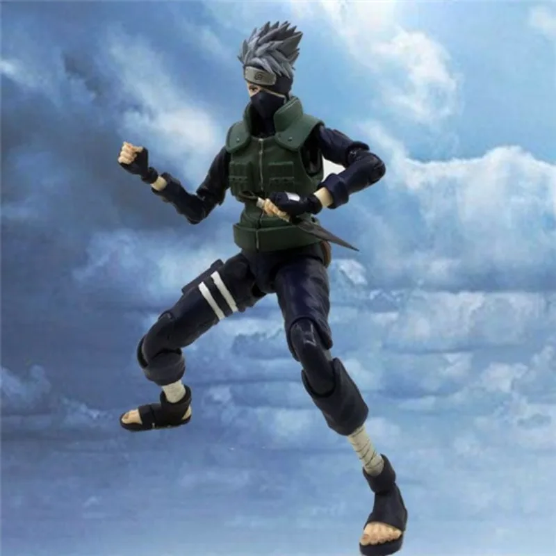 

Anime NARUTO VAH DX Hatake Kakashi Uchiha Sasuke Articular Mobility Figurine PVC Action Figure Collectible Model Toy Boxed