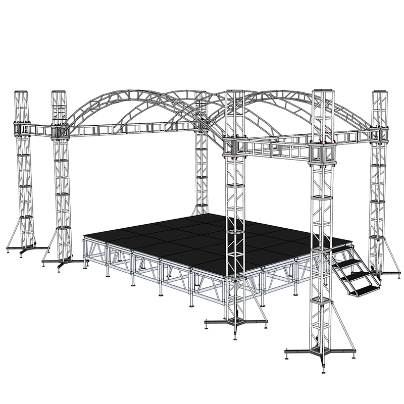 Modular Lightweight Wall Structural Display Truss System Trade Show Exhibit Aluminum Truss Displays