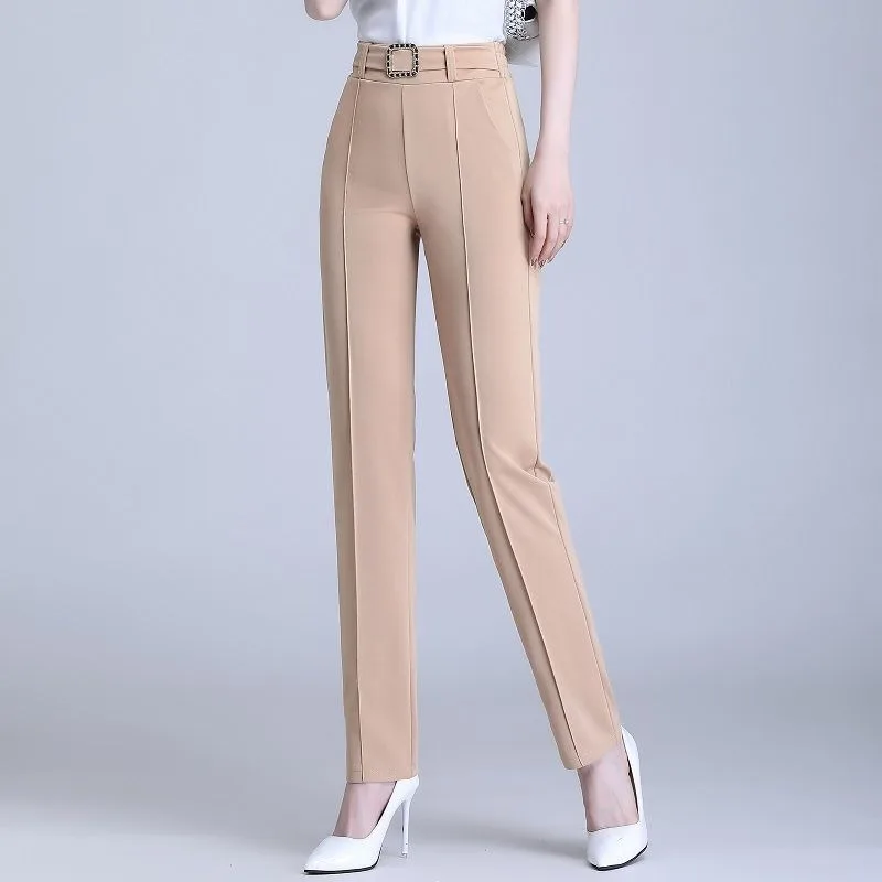 جديد الربيع الصيف سليم سراويلي حريمي النساء مع ارتفاع الخصر تسع نقاط سليم صالح ملابس خارجية تنوعا تدلى أقدام