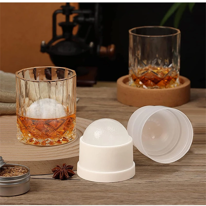 Cocktail Barrel Smoker Infuser Kit Old Fashioned Smoker Whiskey Bourbon Drink With 4 Stainless Steel Ice Cubes Gifts For Men