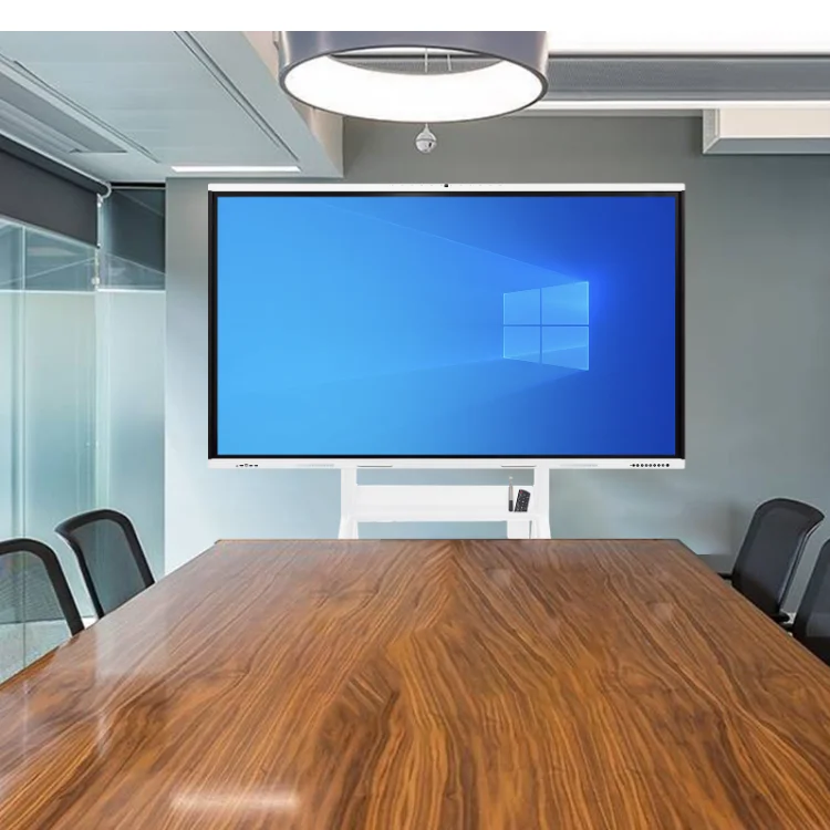 

New High-end 55/65/75/85-inch Teaching and Conference White Interactive Whiteboard with AI Function