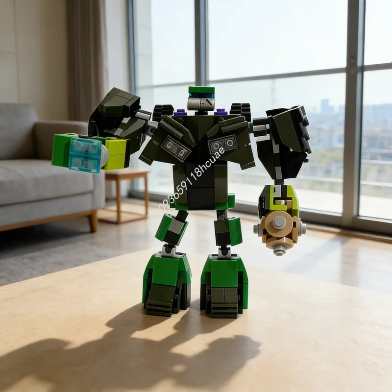 

238 деталей MOC Конструктор «Трансформеры: Булькхед» — Модель для сборки, архитектурный конструктор, рождественский подарок, развивающая игрушка, креативный конструктор из кирпичиков