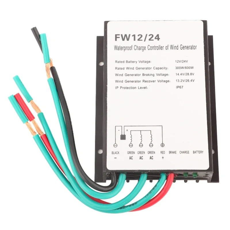 

Водонепроницаемый контроллер заряда для ветрогенератора FW12/24