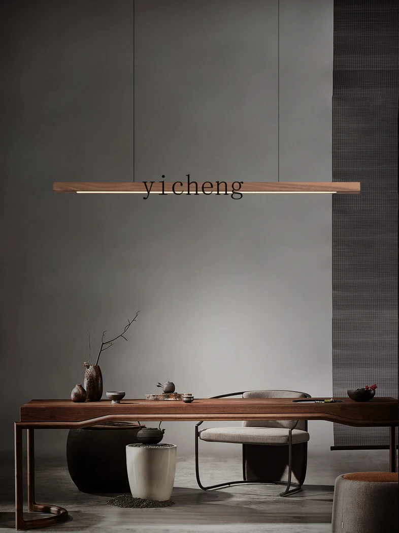 ZF Dining-Room Lamp Minimalist Light Luxury Modern Minimalist Bar Counter Tea Room Dining Table Minimalist Log Lamp