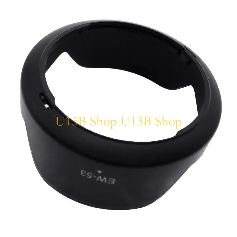 U13B EW-53 49mm EW 53 EW53 렌즈 후드 가역 카메라 EF-M 15-45mm f/3.5-6.3은 카메라 보호기 액세서리 용입니다.
