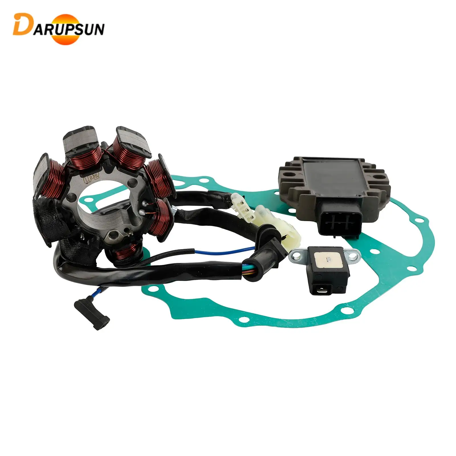 

DARUPSUN Generator Stator Regulator & Gasket For Honda TRX250EX Recon ES TRX250 1997-2008