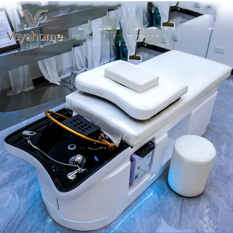 Spa Massage Shampoo Bed Hair Salon Mobility Hairdressing Shaving Commercial Water Circulation Basin Beauty Muebles Para Spa2026