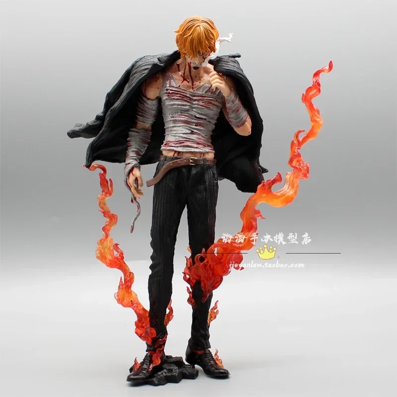 29cm Anime One Piece Sanji Figurine GK Vinsmoke Sanji Action Figures Wano Country PVC Collection Model Toys Periphery Doll Gifts