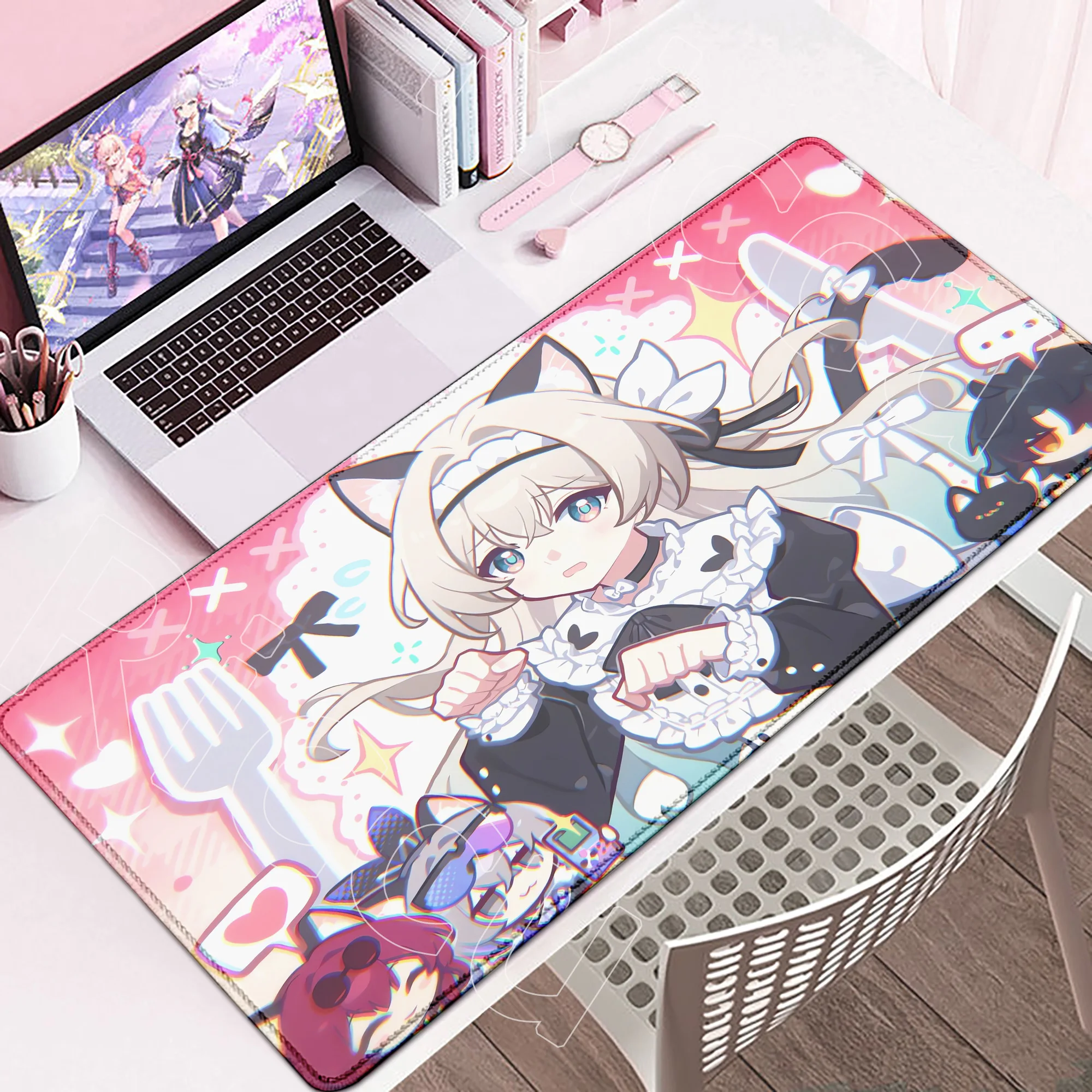 

New HD Print Honkai Star Rail Firefly Mouse Pad Kawaii Anime Game Girl Desk Mat Pc Cabinet Keyboard Mats Cute Xxl Large Mousepad