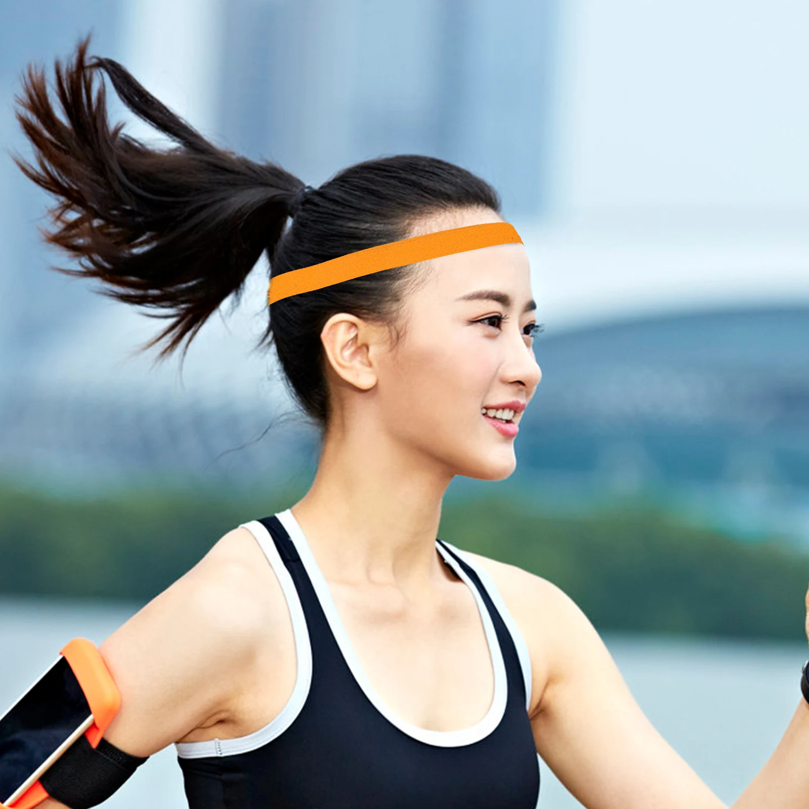 

2 Pcs Anti-slip Sports Headband Sweatbands Soccer Headbands for Men Fan Hairband Sporty