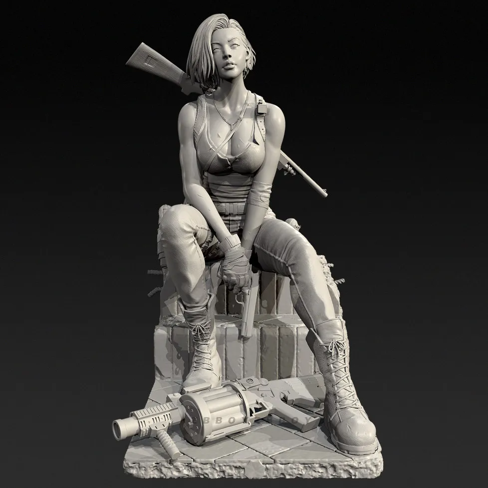Overall heights 30mm 40mm 65mm Resin model kit, white mold, colorless, needs to be assembled independentlyTD-7732/3D