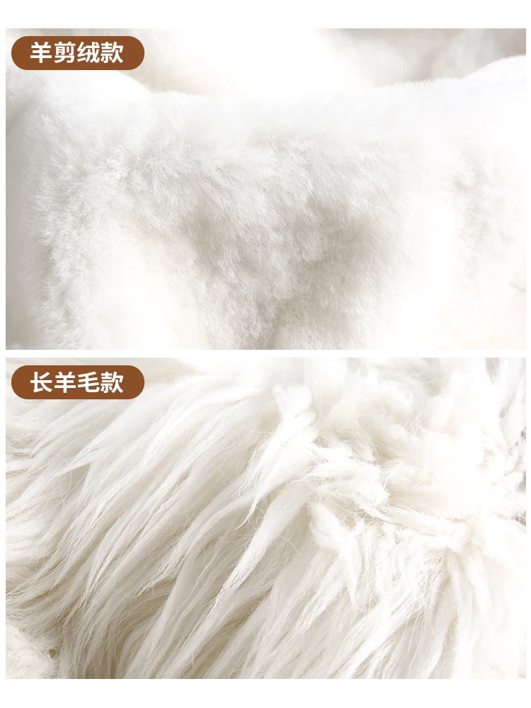 

LMM winter sheep sheared coat fur integrated long labor insurance thickened old cold-proof Northeast padded jacket