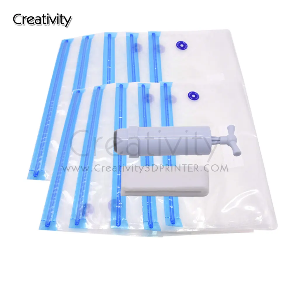 3D Printe Filament Storage Vacuum Bag Kit Cleaning Humidity Resistant Sealed Bags for 3D Printer Filament Dryer ABS PLA