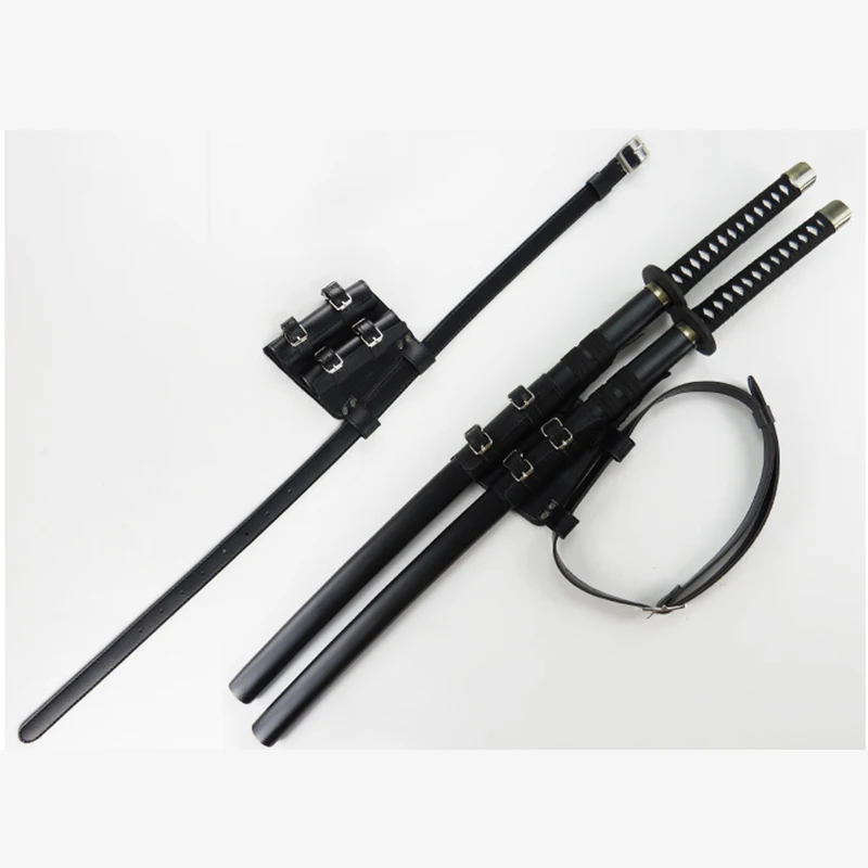 Porte-Épée Japonais Katana en Cuir PU pour Homme Adulte, Ceinture Médiévale, Accessoires d'Halloween, Anime Cosplay, Gaine de Taille de oral alier