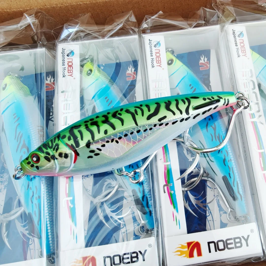 

Noeby 4 шт. тонущие стикбейты 115 мм 43 г, приманки-карандаши для дальнего заброса, искусственные твердые приманки для морской рыбалки