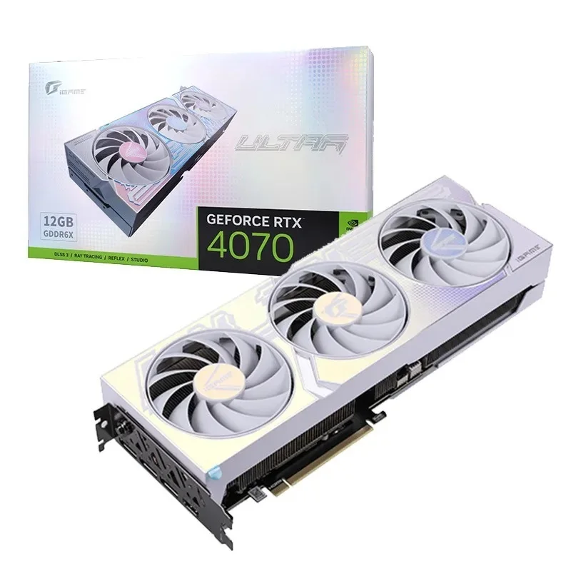 

iGame GeForce RTX 4070 Ultra W OC DLSS 3 GDDR6X 192bit game graphics card