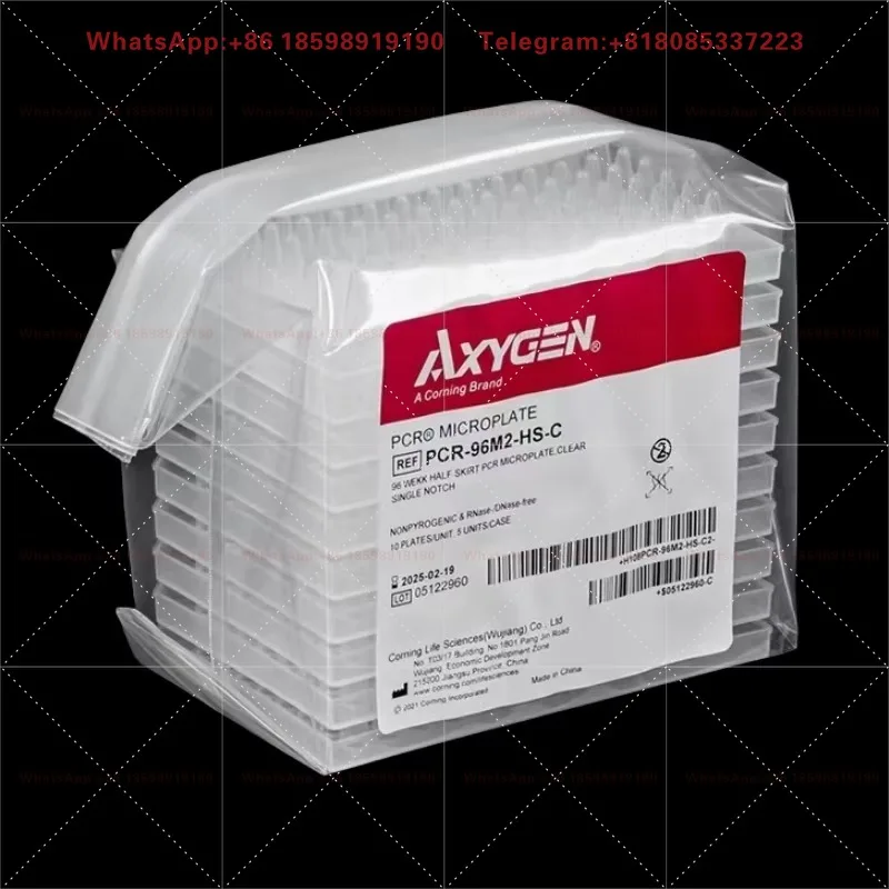 Axygen 0.2ml 96 Well PCR Plate PCR-96M2-HS-C PCR Reaction Plate PCR-96-FLT-C Laboratory