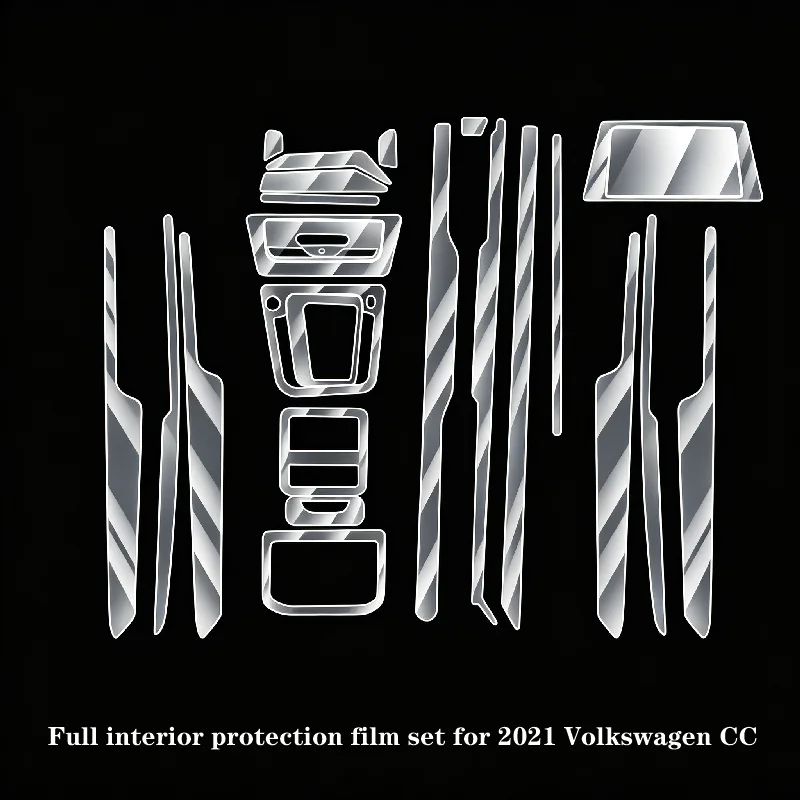 For 2021 Volkswagen CC full set of interior car interior dashboard center console gear shift protection film