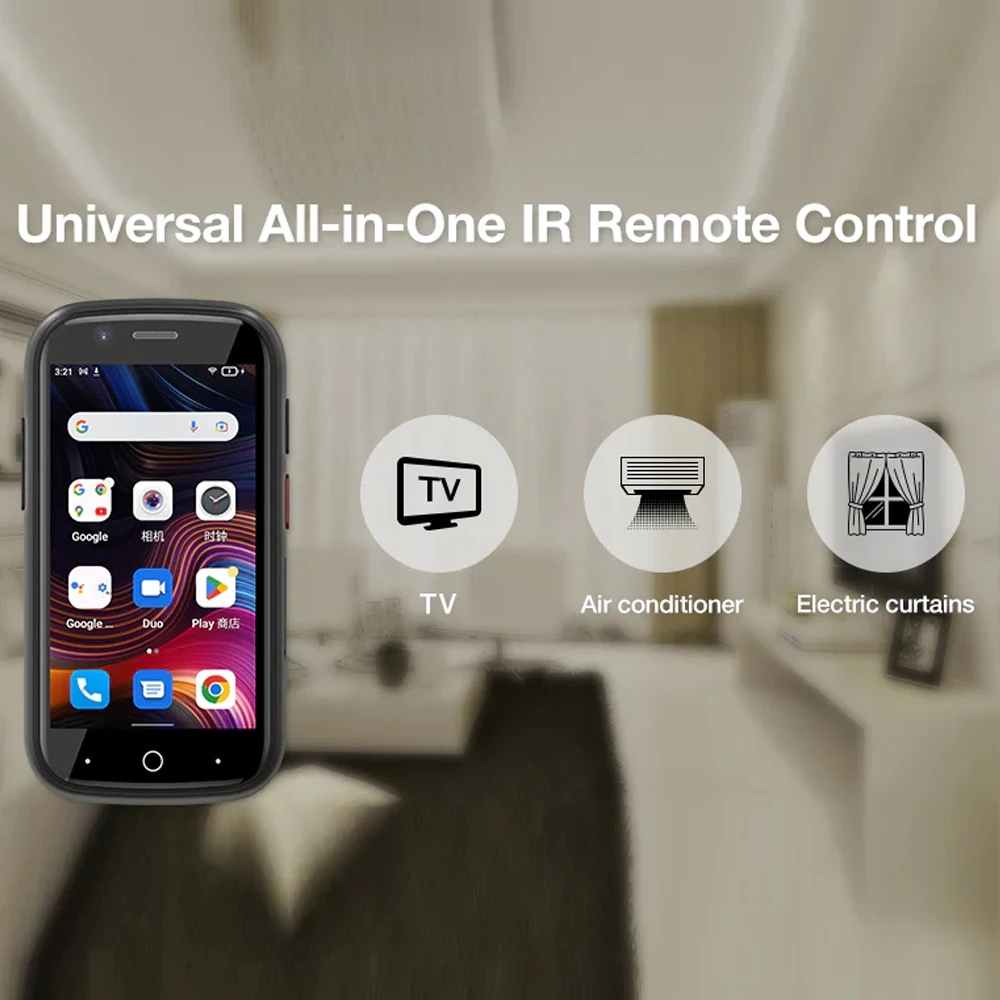 Unihertz Jelly 2E 4+64GB Mini Smartphone Unlocked Global Version 4G Android 12 and HD Voice Supported 4+64GB Phone With SD Card