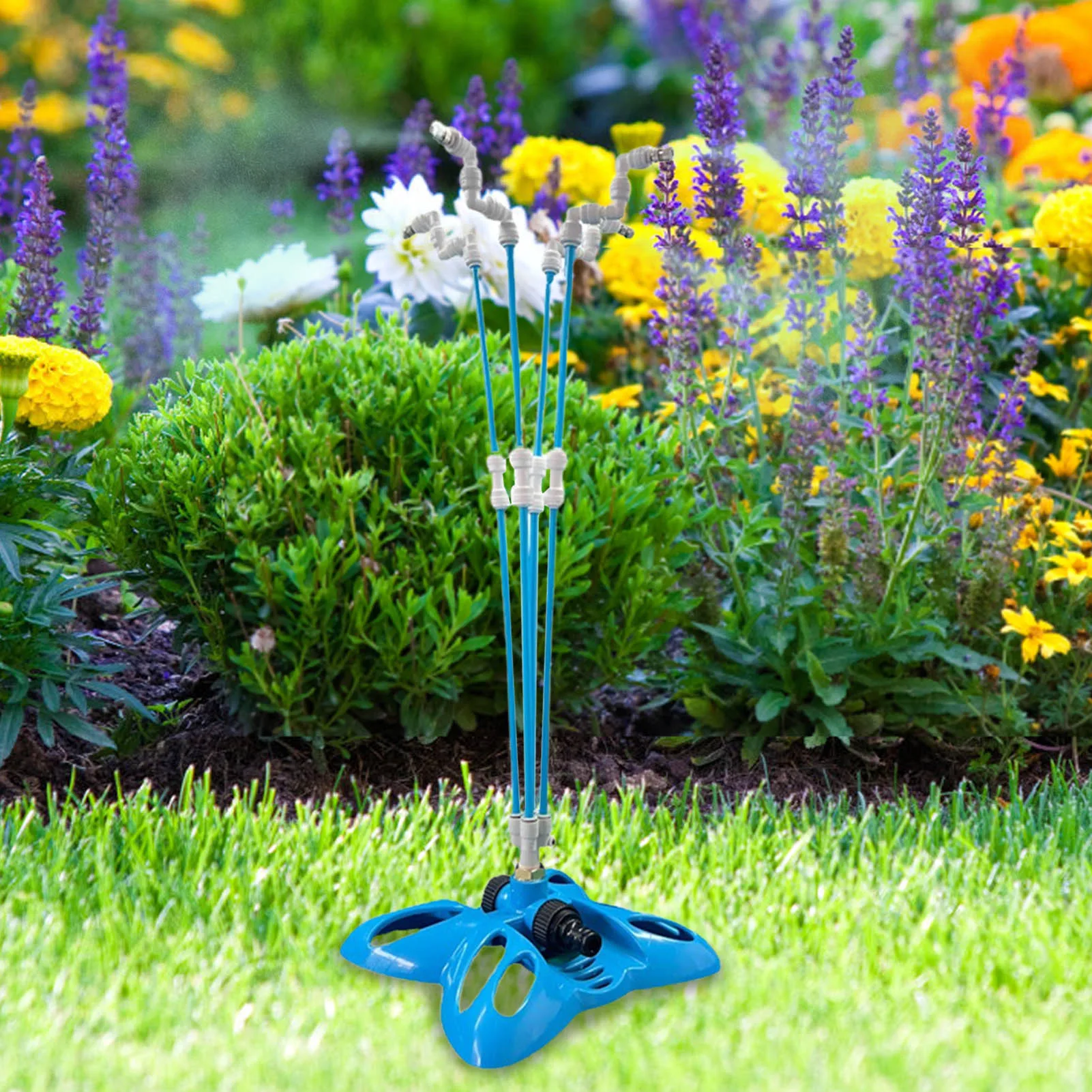 Portable Standing Spray System for Making Your Patio or Yard Cool on a Hot Summer Day for Parties Gatherings Barbecues