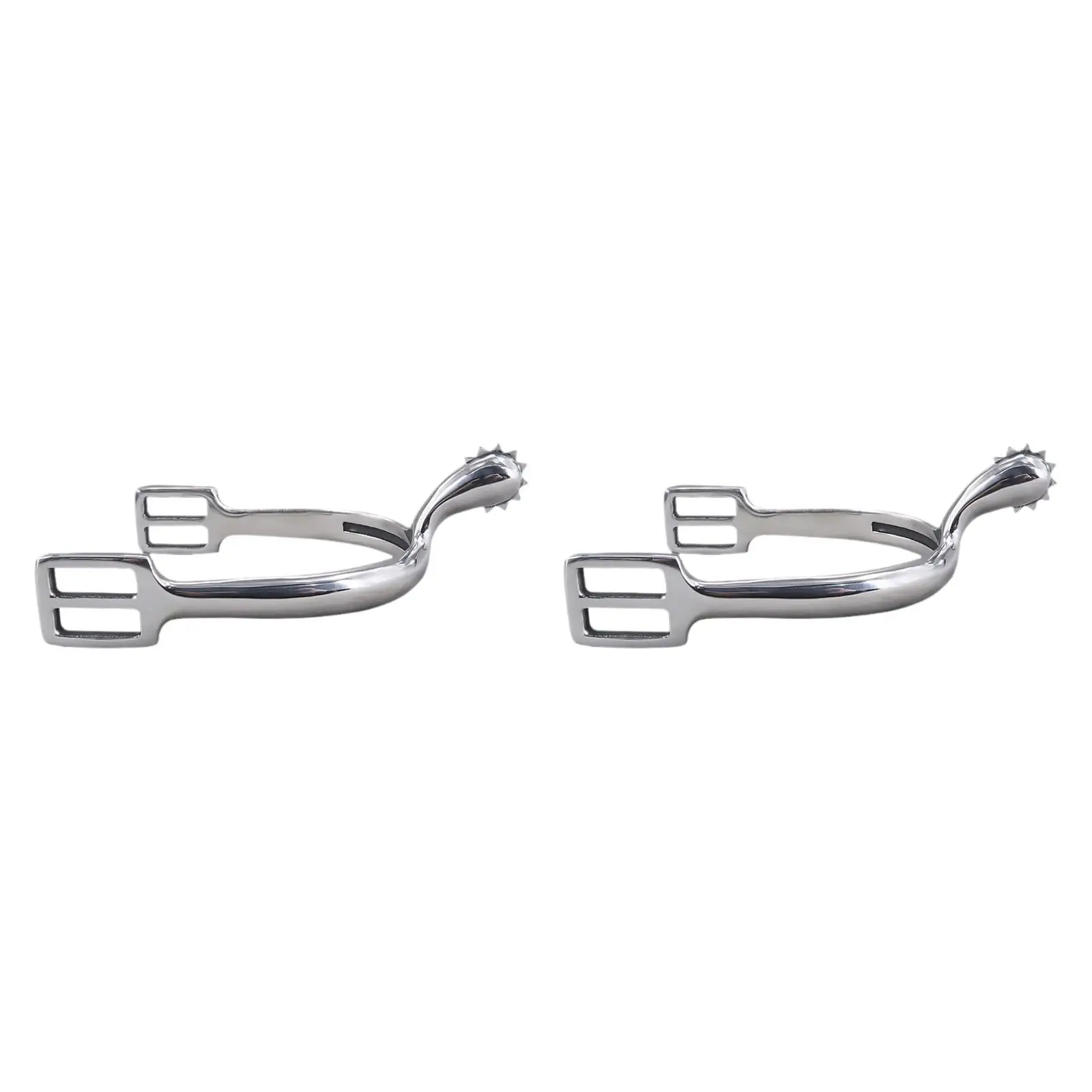 

2x Horse Spurs Horse Boot Spurs for Leisure Riding Equestrian Competition