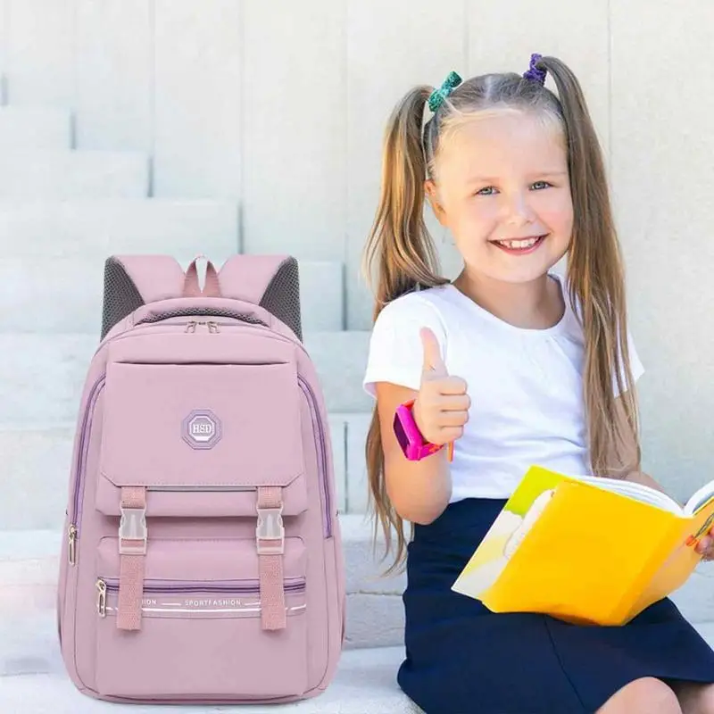 Ransel Sekolah Perjalanan Luar Ruangan Ransel Tradisional Sederhana Lucu Ransel Mode Besar Ransel Akademi Cahaya Estetika